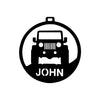 Monogram Jeep Ornament